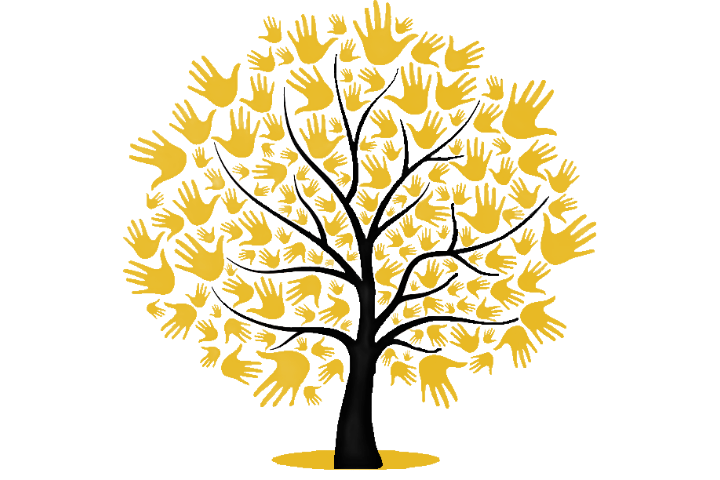 Bramlands.co.uk golden hand tree logo